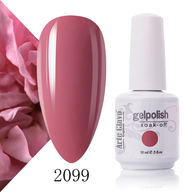 Arte Clavo 131 Colors Gel Polish Nail Gel Varnish Paint Semi Permanent Nails Art Gel Nail Polish For Manicure Top Coat Base Coat 2099