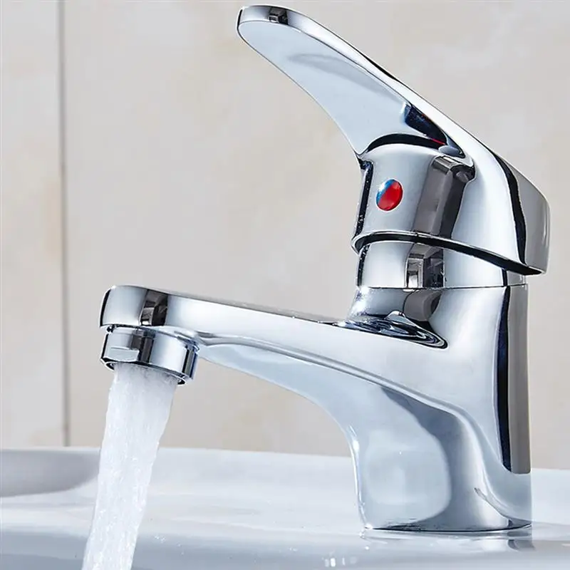 

Kitchen Tap Alloy Basin Taps Metal Sink Tap Hot and Cold Water Home Faucet (2012 Alloy Faucet)