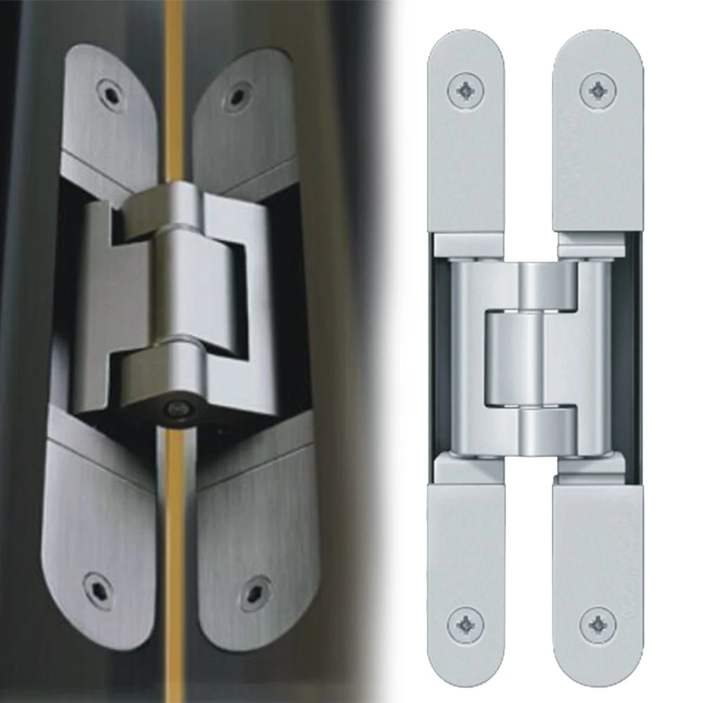 

Hinge Three Dimensional Invisible Cabinet Home Hardware Adjustable Durable Concealed Alloy Accessories Wooden Door Mini