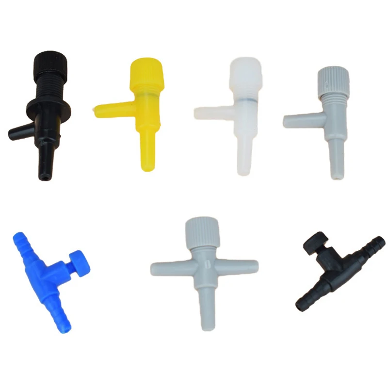 10 шт./лот клапан управления кислородным насосом Регулятор воздуха для аквариума