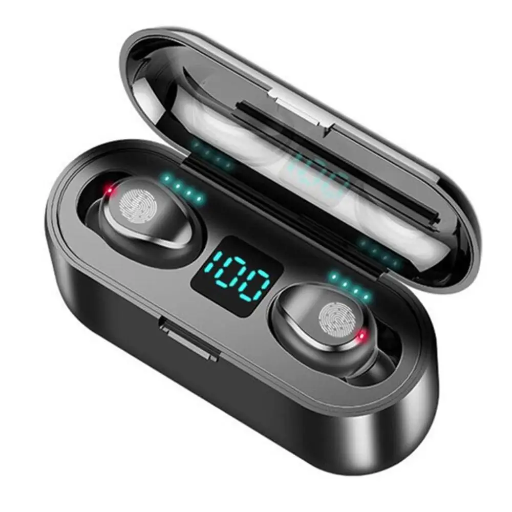 TWS Bluetooth Earphones with Microphone Touch Control Wireless Headphones HIFI Mini In ear Earbuds Sport Running Heasets HD Call