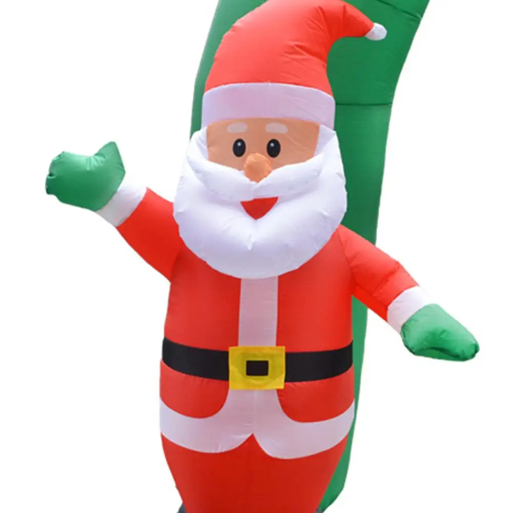 Christmas Style Balloon Arches Home Store Merry Christmas Decoration Inflatable Archway Xmas Party Ornament 3D Santa Claus