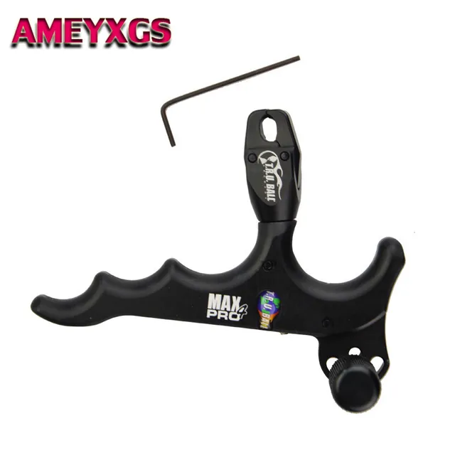  US $117.75 Archery Automatic Compound Release Fingers Aids Thumb Caliper Trigger Grip Degree Adjusta