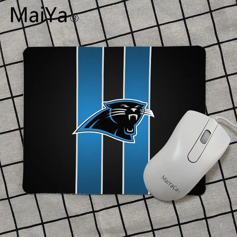 Maiya высокое качество Carolina Panthers уникальная настольная панель коврик для игровой мыши Лидер продаж подставка под руку мышь - Цвет: No Lock Edge18x22cm