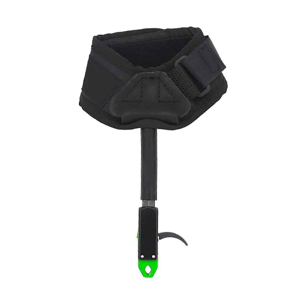 

1PC Archery Caliper Release Shooting Professional Arrow Bow Strap Compound Bow Release Caliper Trigger Wristband Grip (Black)