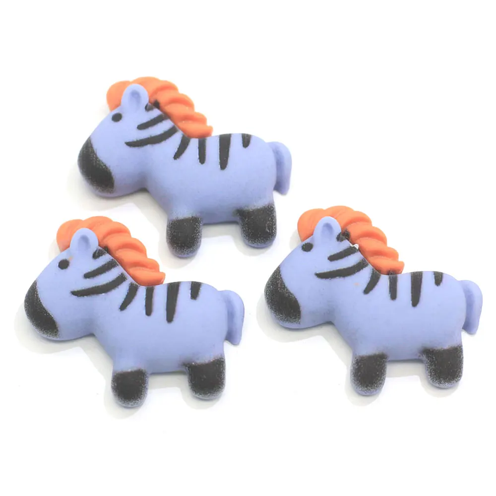 20/50/шт Смола Кабошон Kawaii Мультфильм Зебра Лошадь DIY Flatback кабошон украшения аксессуары Скрапбукинг - Цвет: 5