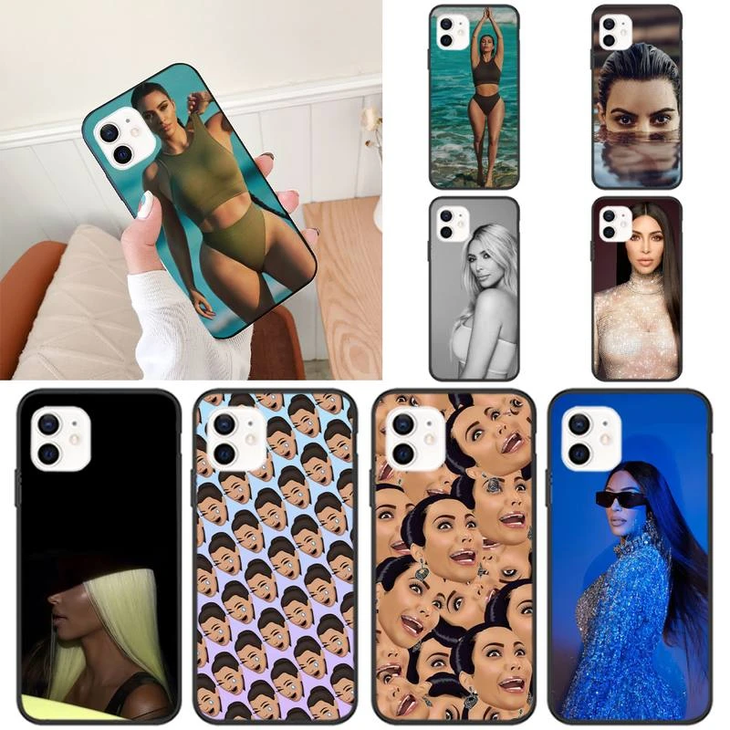 Woman-Kim-Sexy-K-KardashianS Phone Case For iPhone 11 12 Mini 13 Pro XS Max X 8 7 6s Plus 5 SE XR Shell cases for iphone 11