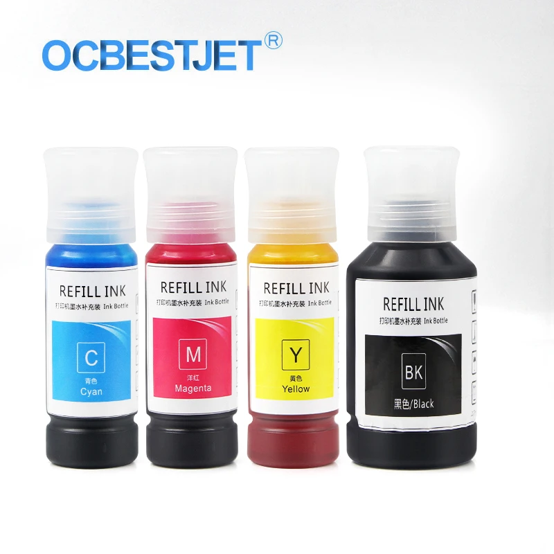 Tinta de repuesto para impresora Epson EcoTank Pro, recambio de tinta para  ET 5800, ET 5850, ET 5880, ET 16600, ET 16650, ET 2760, ET 3710, ET 3760,  502, 532|Kits de recarga de tinta| - AliExpress