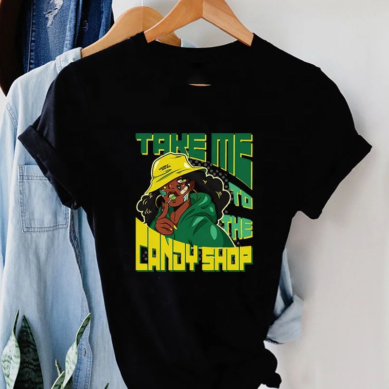 

New Got Money Wholesale T-Shirt Custom Logo Fashion Casual Oversized Cool Graphic T Shirt Summer Women Clothing