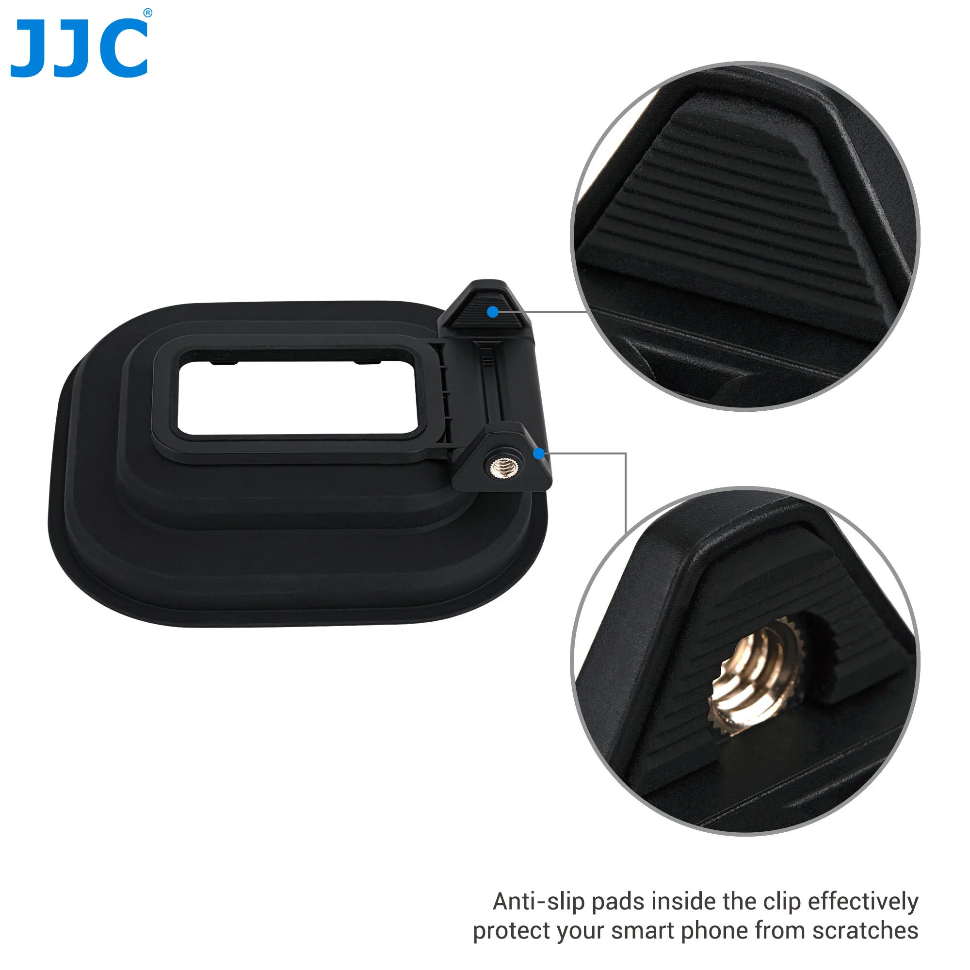 JJC Anti-Reflection Camera Lens Hood for iPhone 14 13 12