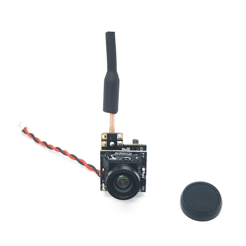 800TVL 4:3 FPV Mini Camera PAL 5.8G 48CH 25mW CMOS 170 Degree AIO LED Light FPV Camera For RC Models 5