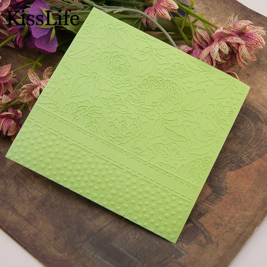 15 x 15 cm Carpetas de plástico con diseño de rayas para hacer tarjetas álbumes de recortes y otras manualidades de papel Kwan Crafts 