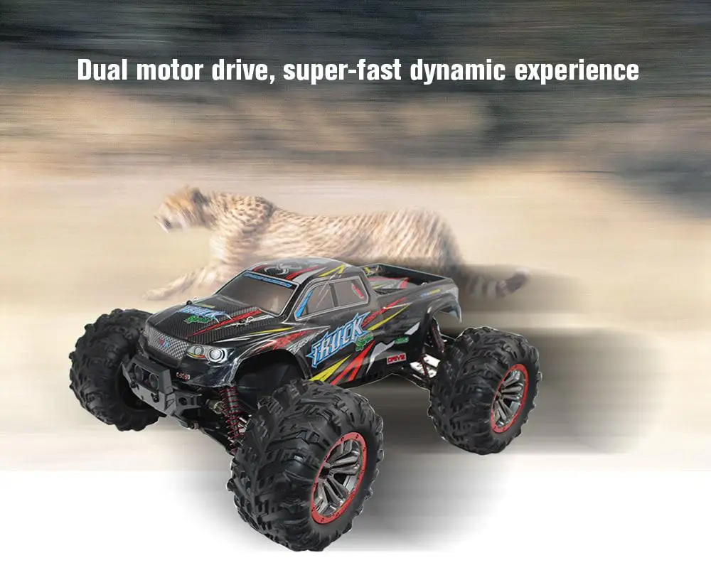 RCtown TOYS RC Car 9125 2.4G 1:10 1/10 Scale Racing Cars Car Supersonic Monster Truck Off-Road Vehicle Buggy Electronic Toy