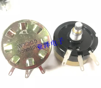 

1PCS WX200 High Power 15W Watt Single-turn Double Wire-wound Potentiometer 8ohm Shaft Length 15MM Sound Attenuator