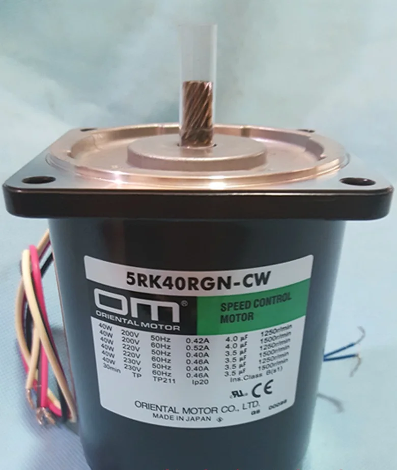 

Мотор 5RK40RGN-CW, новый оригинальный японский Восточный OM
