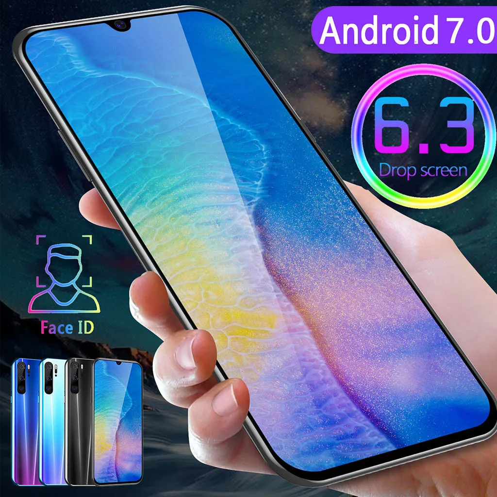 Для Носимых устройств P80 четырехъядерный 6,3 дюймов HD камера Android 7,0 1G+ 16G gps 3g вызов мобильный телефон ЕС поддержка прямой доставки