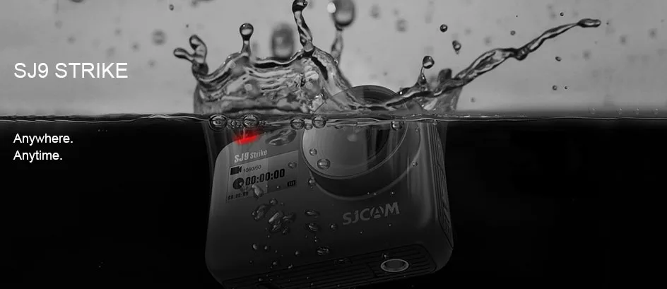 SJCAM SJ9 Strike экшн-камера 4K WiFi 10m корпус водонепроницаемый 2,3" экран Беспроводная зарядка Ambarella H22 Live Stream Gyro SJ Cam