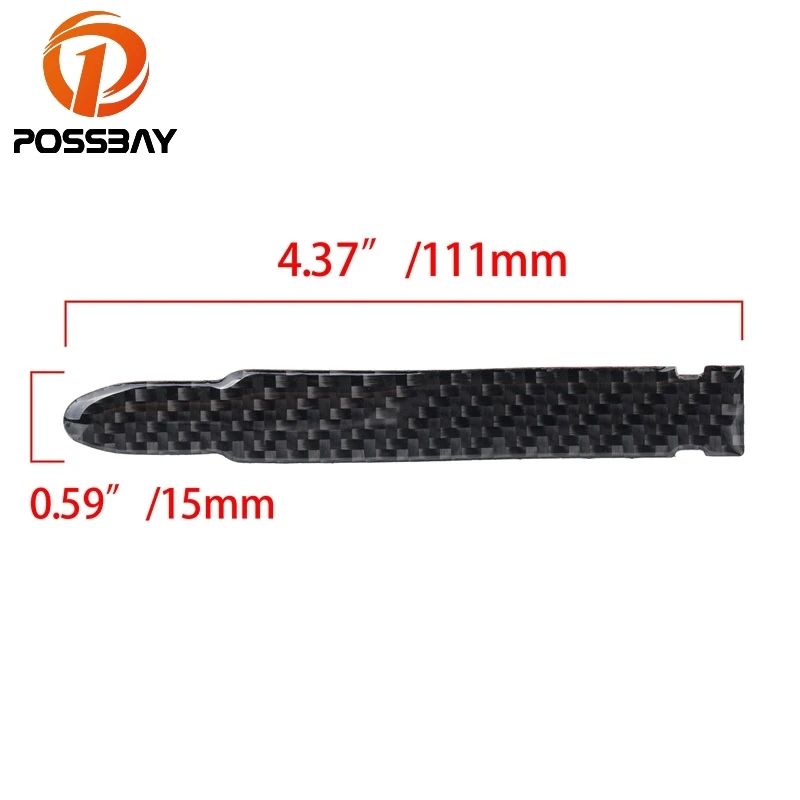 POSSBAY 2x наклейка на зеркало заднего вида и 4x защита на дверь, угловой бампер, автомобильная защита от столкновений