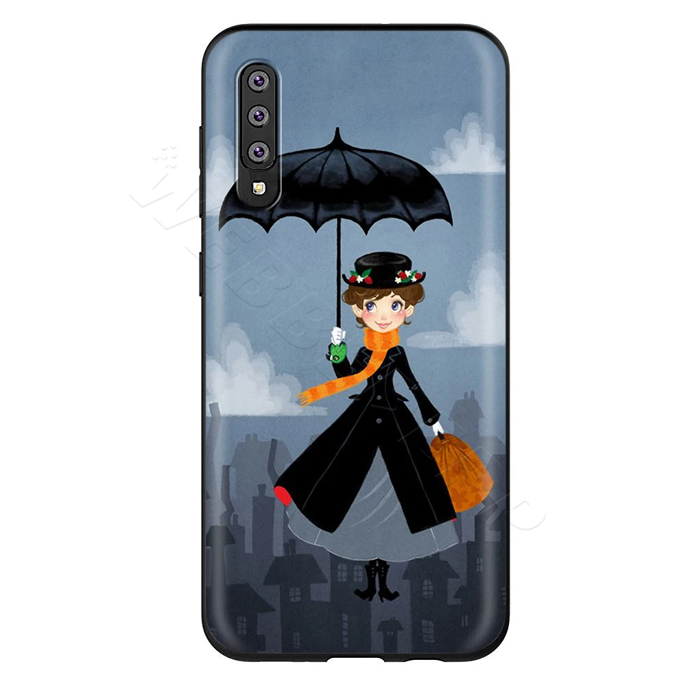 Webbedepp Мэри Поппинс чехол для samsung Galaxy S7 S8 S9 S10 Edge Plus Note 10 8 9 A10 A20 A30 A40 A50 A60 A70 - Цвет: 7