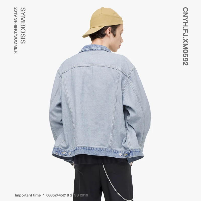 VIISHOW уличная одежда мужские куртки Брендовые джинсовые для мужчин Chaqueta Hombre
