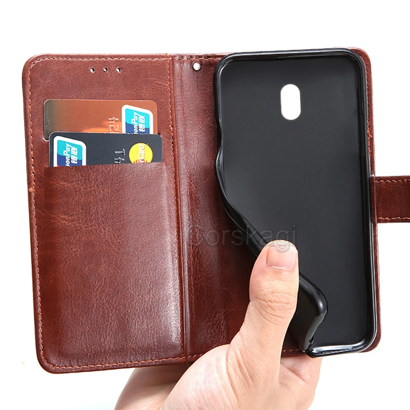 xiaomi leather case hard Classic Wallet Case PU Leather Flip Cases Cover For Xiaomi Mi 9 10 SE Lite 9T Redmi 9 8 8A Note 9S 9 Pro Max 8T 8 note 9pro xiaomi leather case chain