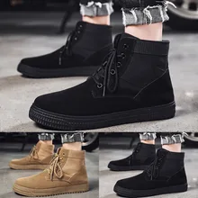 Ботинки; сезон осень-зима; Мужская Уличная одежда; нескользящая обувь; обувь в стиле ретро