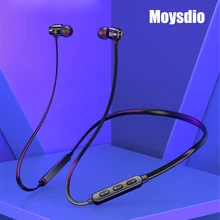 M9 висячая Шея Bluetooth стерео гарнитура наушники-вкладыши спортивные шеи Висячие Бег для всех смартфонов