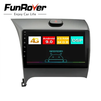 

Funrover Octa 8 Core car radio Multimedia Android9.0 For Kia K3 Cerato Forte 2012-2016 car gps navigation Bluetooth 4GSIM No dvd