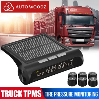 

H6 Truck TPMS External Sensor Solar Tire Temperature And Pressure Monitoring System Real-Time Display Truck Tire Explosion Proof
