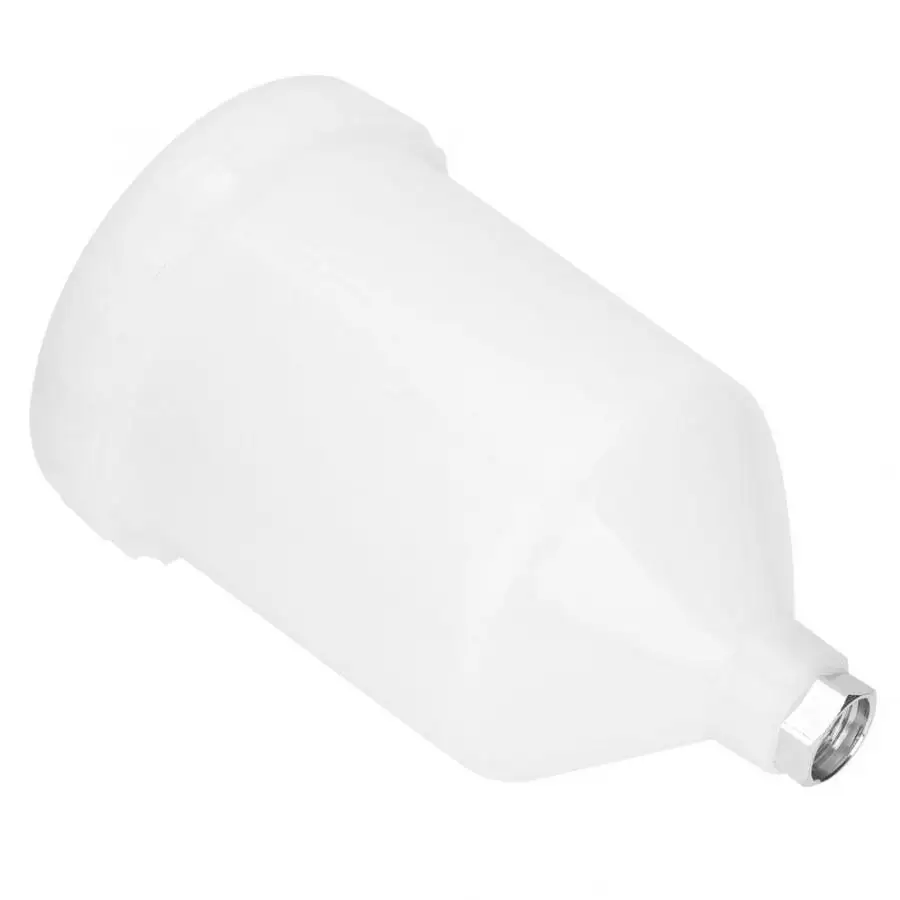 

600ml Spray Gun Pot Plastic Stainless Steel Threaded Connector Hand Tool Accessories Hardware Tool