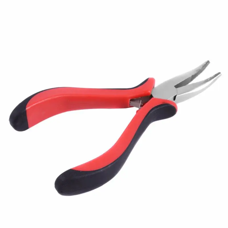 

Bend tip plier DIY Hair Extension Tool Clip Plier for micro rings/links/beads B95B