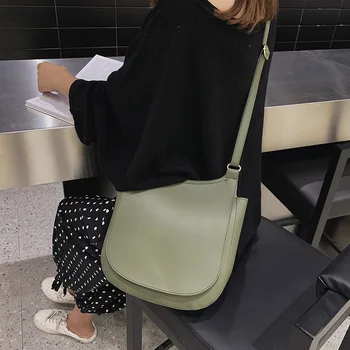 

Small Bag 2020 New Style Simple Women's Bag Shoulder Messenger Bag Retro Casual Hipster Square Sling Bag
