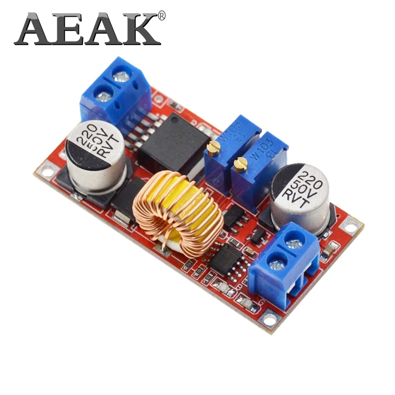 AEAK 5A DC В CC CV литиевая батарея понижающая плата для зарядки светодиодный