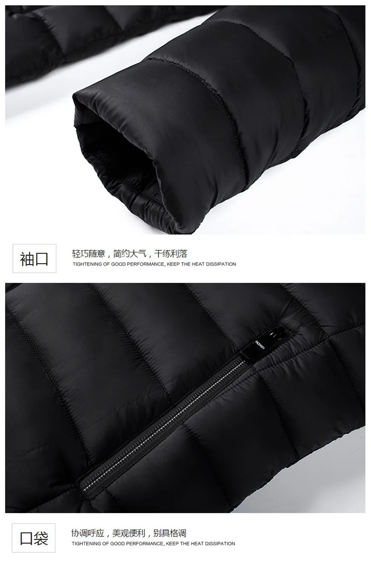 Хлопковое пальто Для Мужчин's осень и Новинка зимы Стиль модные Повседневное среднего возраста одежда Daddy Короткие хлопковые пальто пуховая куртка на подкладке из хлопка