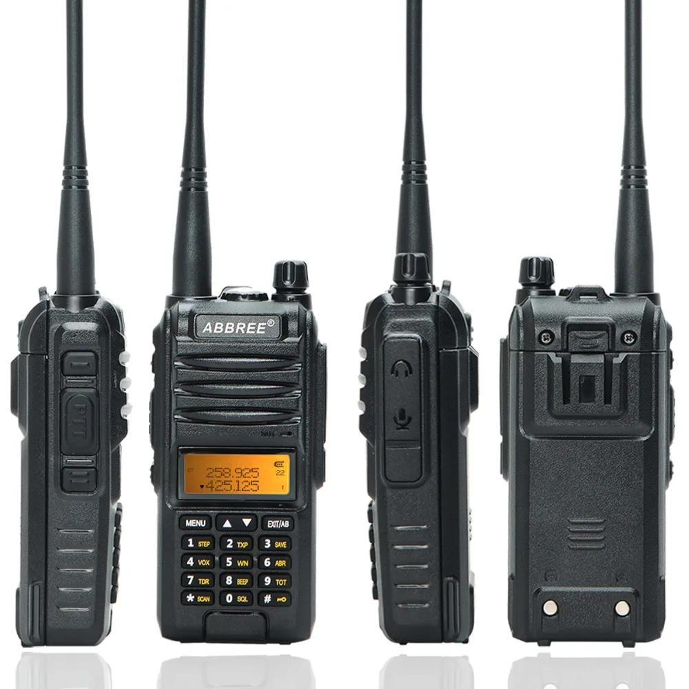 Abbree AR-F3 трехдиапазонный 8 Вт рация uhf vhf 220-260 МГц ветчина длинный диапазон ручной двухсторонний радиоприемник CB Пешие прогулки UV-5R