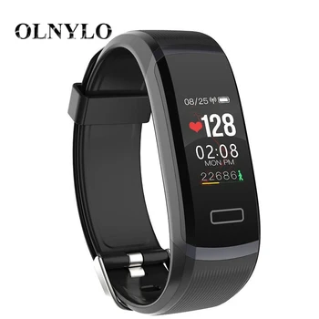 

2020 Newly GT101 Smart Band Color Screen Smart Bracelet Dynamic Real-time Heart Rate Monitor Sport Waterproof Watch & Stopwatch
