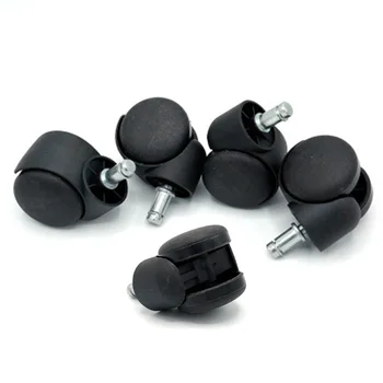 

Black 5pcs/Set 2 Inch Metal Office Chair Swivel Castors Furniture Wheels Part