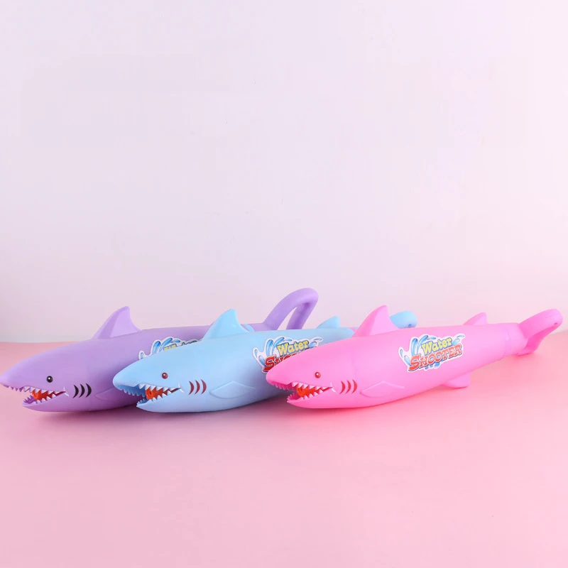 Детские Игрушки для ванны, Акула, игровая водяная пушка, детские водные игрушки, Веселый водяной пистолет, детская игрушка для купания на открытом воздухе, пляжный пистолет, портативный
