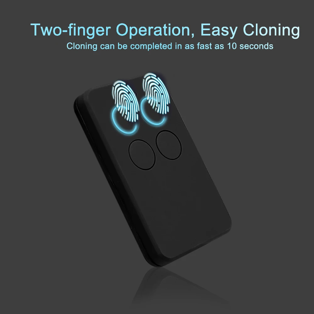 4 in 1 Garage Gate Remote Control Multifrequency 280 - 868MHz Keychain Barrier 433mhz Command Fixed Rolling Code DOORHAN HORMANN
