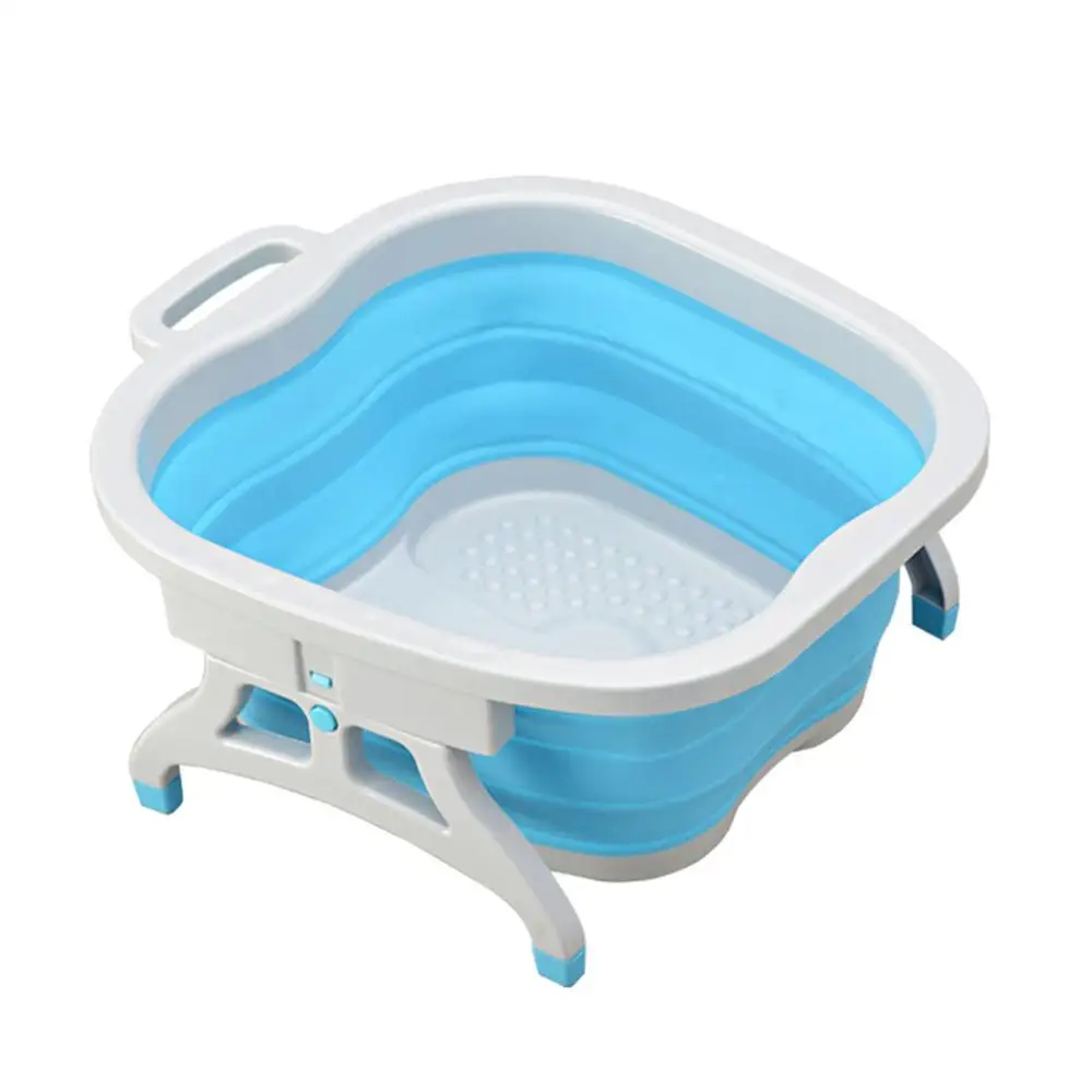 

Plastic Foldable Bucket for feet, foot bath, foot tub, for at Home Spa Pedicures.Bucket For Soaking Feet to Apply Callus Remover
