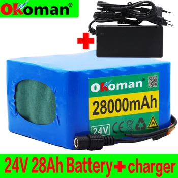 

6S5P 24V 28Ah 18650 li-ion battery pack 25.2v 28000mAh electric bicycle moped /electric/lithium ion battery pack+2A charger