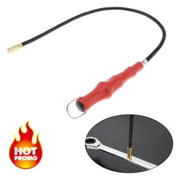 Foldable Strong Magnetic Pickup Tool Metal Flexible Pick Up Tool Suction Bar Magnet Spring Grip Grabber Portable Hand Tools