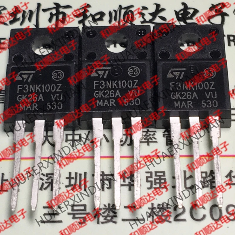 20 шт./лот F3NK100Z STF3NK100Z TO-220F 1000V 2.5A