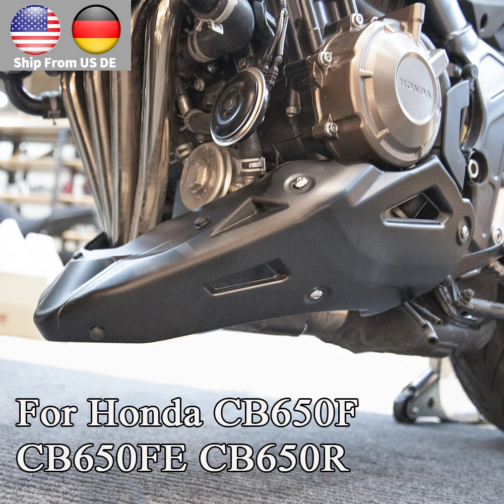 

Спойлер для двигателя Moto Belly Pan Bellypan, нижняя обтекатель корпуса, защита панели рамы для 2019-21 Honda CB650R CB650F CB650FE 14-2020
