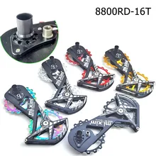 

Bike Ceramic Speed Oversized Pulley Wheel System 16T Pulley Guide Wheel For8800RD Cycling Bicycle Accessories bike gear shifter