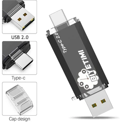 Biyetimi – clé Usb type c OTG, support à mémoire de 32gb 64gb 128GB, lecteur flash pour PC, téléphone portable, cadeau 