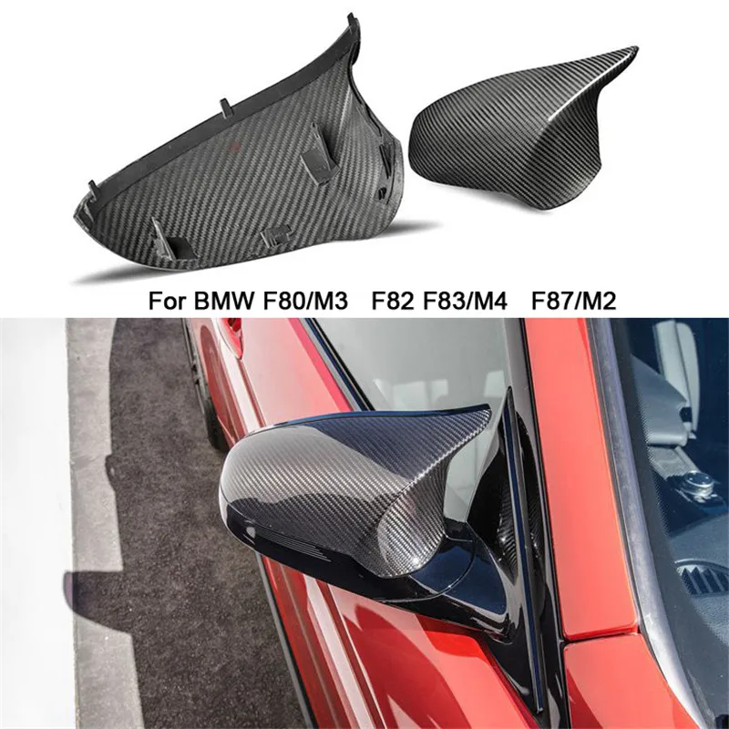 New Car accessories Replacement Style For BMW F80 M3 F82 M4 F83 F87 M2 Full bon Fiber Rear Side View caps Mirror Cover | Автомобили и