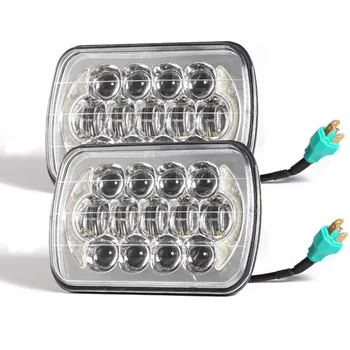 

DOT Approved Rectangular 5"x 7" 7"x 6" 6"x 7" Projector LED Headlights with DRL for Jeep Wrangler YJ Cherokee XJ Comanche MJ