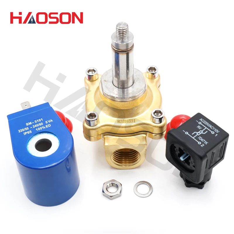 DC24V AC220V 110V 24 V, SMS, стальная труба большого диаметра ходовые непосредственные действующие нормально закрытый электромагнитный клапан, водные магистрали из Желтой меди с клапанами, G3/" G2", тройной этилен-пропиленовый 130 ℃