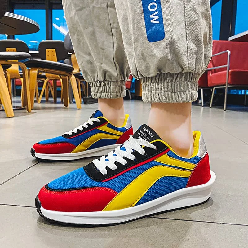 

Men Running Shoes Colorful Sport Shoes Outdoor Walking Jogging Sneakers For Men Breathable Sports Shoes Man Platform Sneakers